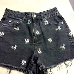 Top shop Moto Mom Jean shorts